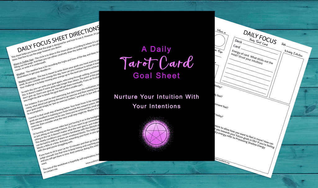 Daily Tarot Card Freebie Printable