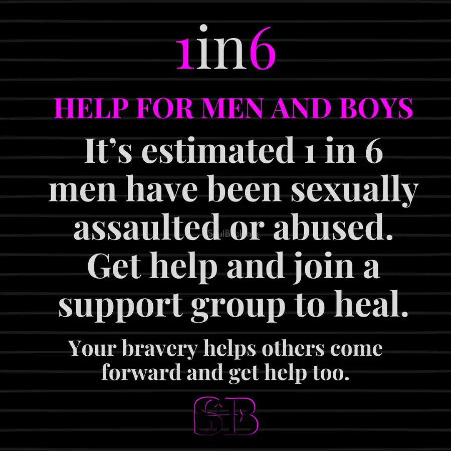 graphic about 1 in 6 organization men sexual assault and abuse